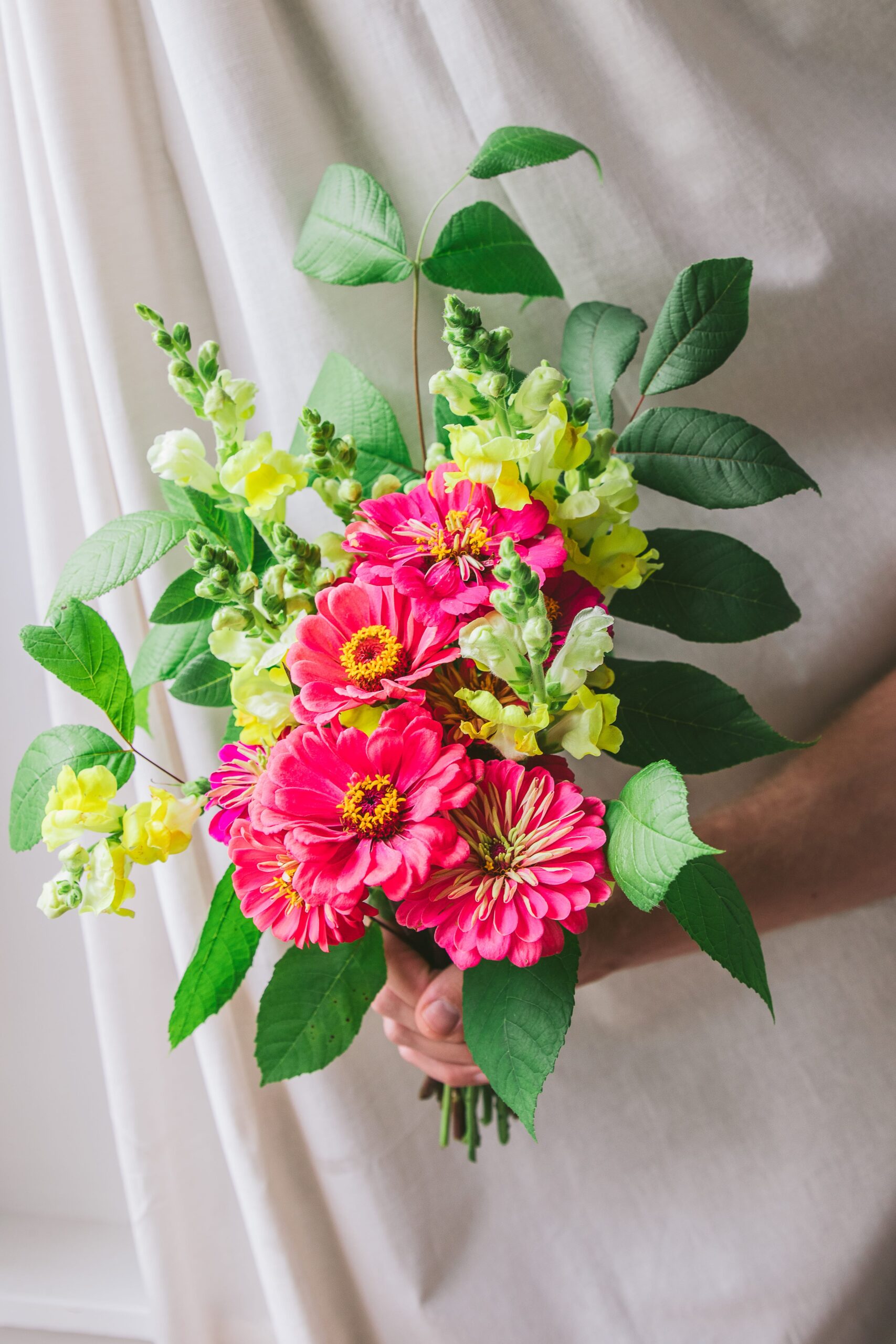 zinnia arrangement