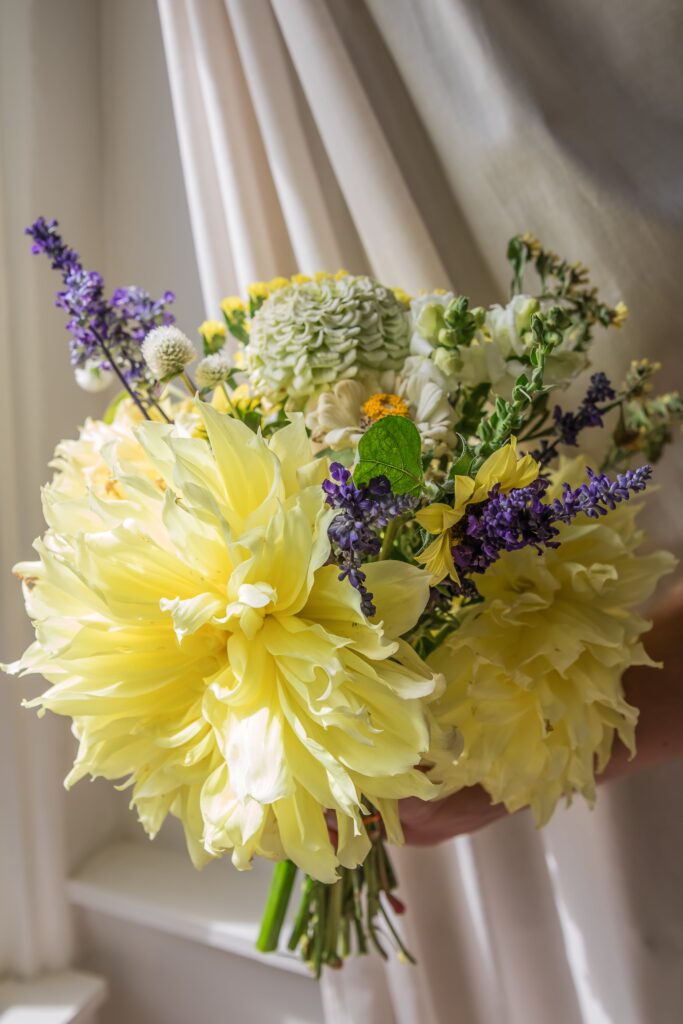 large dahlia arrangement