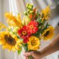 large local flower arrangement